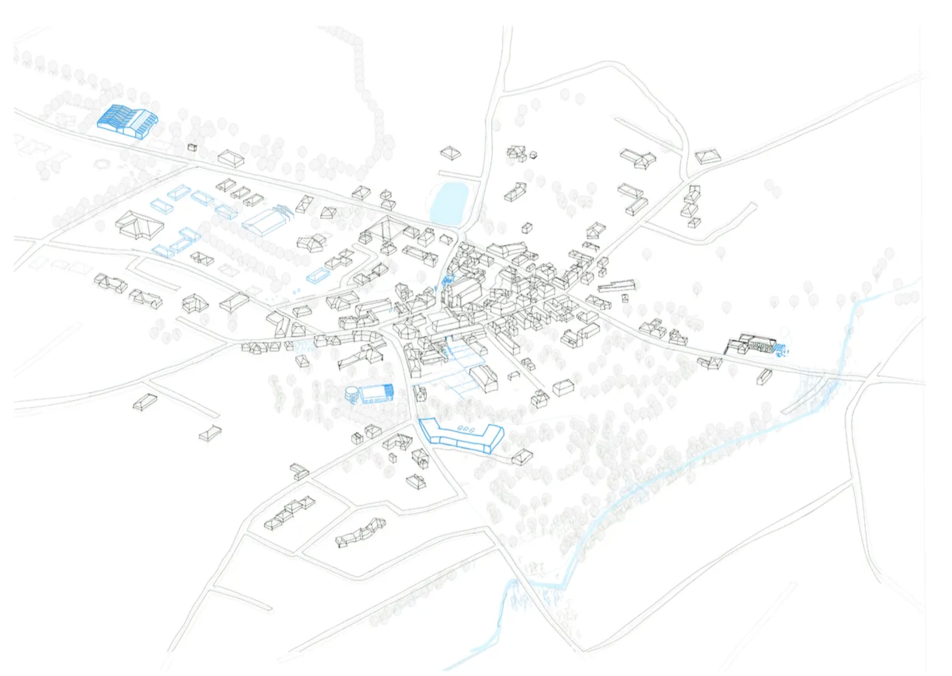Bierné-les-Villages — Projet urbain S6 & narration par IA générative