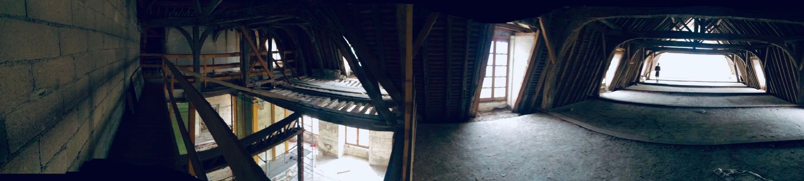 Rénovation toiture — Abbaye Saint-Germain